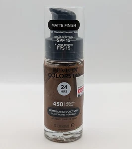 Revlon ColorStay Liquid Foundation Makeup Combination/Oily Skin 450 Mocha - Picture 1 of 2