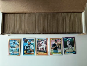 1990 Topps Baseball Complete Set, 792 Cards NM+ Frank Thomas RC Ken Griffey Jr. - Imagen 1 de 5