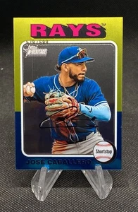 Jose Caballero 2024 TOPPS HERITAGE HIGH NUMBER CHROME REFRACTOR /699 Tampa Bay - Picture 1 of 1