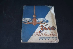 Old Book Catalog Main Catalog No 56 1935/36 Wooden Lamps Old Vintage Zico - Picture 1 of 11