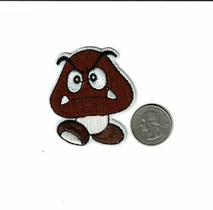GOOMBA Patch Super Mario Brothers Patches Aufbügeln Patch NES Gamer - Bild 1 von 1