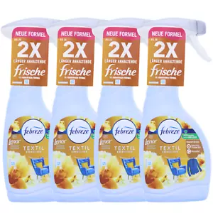 4 x Febreze Textilerfrischer je 500ml Lenor Goldene Orchidee entfernt Gerüche - Bild 1 von 3