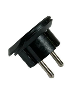 Adaptador de enchufe tipo E/F de EE. UU. UK AU a Europa pasador redondo de la UE 5 mm Foto 1 de 4