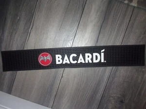 BACARDI RUM BARRA IN GOMMA BINARIO RUNNER TAPPETINO FUORIUSCITA - Foto 1 di 1