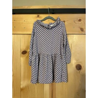 Vestido H&M Púrpura Flor Cuello Peter Pan Talla 6 Foto 1 de 4