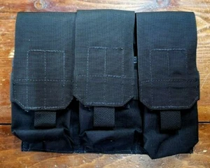 FirstSpear 5.56 Triple Mag Bolsa Negro 6/12 Cargador Solapa Bolsillo Tiene capacidad para 6 - Imagen 1 de 3