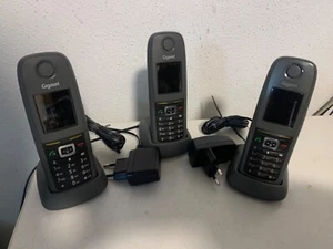 3x Gigaset R630H Pro Mobilteil mit R630 Ladeschale + Netzteil - Zdjęcie 1 z 2