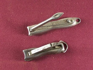 Antique nail clippers one Pat. October 20 1896 and The Rexall Store advertising - Picture 1 of 6