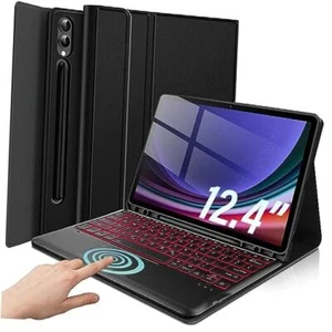 Touchpad Keyboard Case for Samsung Galaxy Tab S9 Plus 12.4 Inch 2023 (Model: - Photo 1 sur 8