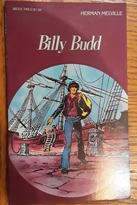 Billy Budd 1984 by Herman Melville B&W Pocket Classic Comic Style Paperback Book - Imagen 1 de 2