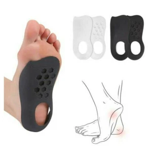 1 Pair Flat Foot Orthopedic Insoles New O-leg to Correct Collapse Support Flat - Picture 1 of 9