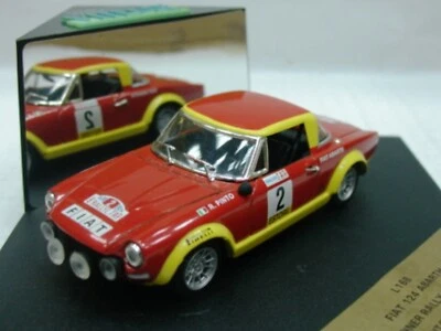 WOW EXTRÊMEMENT RARE Fiat 124 Spider CS1 Abarth Portugal 1974 1:43 Vitesse-Spark - Photo 1/3