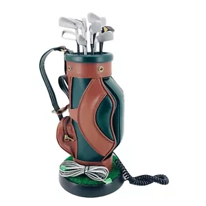 Bolso de palos de golf vintage novedad teléfono teléfono con cable ~ probado y funciona - Imagen 1 de 12