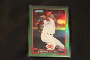 Bowman Chrome Aroldis Chapman Green Refractor # 210 2012 - Imagen 1 de 2