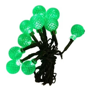 ProductWorks UltraLED Battery Op Twinkle 10 Light String, Green Raspberry 3.5 ft - Picture 1 of 4