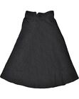 PRINCIPE Womens A-Line Skirt IT 40 Small W25 Black Paisley Polyester TC03