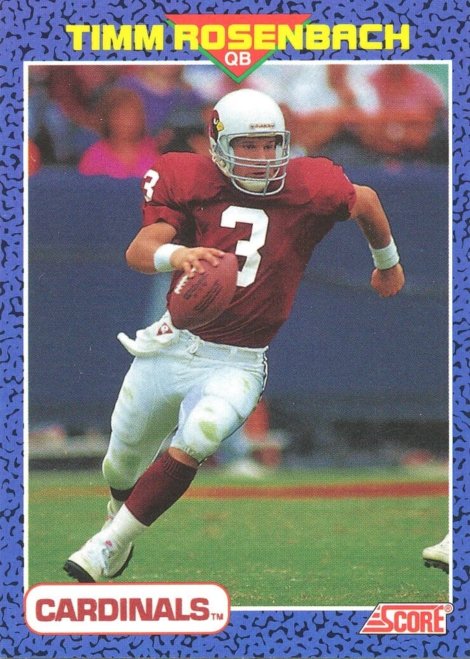 1991 YOUNG-SUPERSTARS Timm Rosenbach Washington State WSU COUGARS - Image 1 of 1