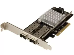 StarTech PEX20000SFPI 10G Network Card - 2 x 10G Open SFP+ Multimode LC Fiber Co - Picture 1 of 5