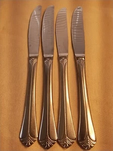 4 Towle Stainless Steel 18/10 SANTA BARBARA SATIN/FROSTED Butter Knives - Picture 1 of 4
