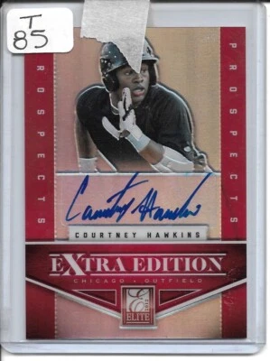 2012 PANINI ELITE EXTRA EDITION COURTNEY HAWKINS ROOKIE AUTO /25 - Image 1 of 2