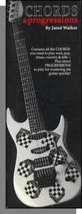 Acordes y progresiones - Libro de guitarra de rock, country, folk que se adapta al estuche interior! - Imagen 1 de 1