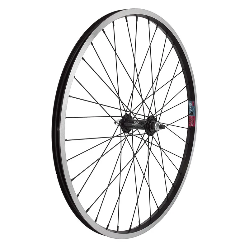 WM Wheel  Front 24x1.5 507x19 Aly Bk 36 Aly Bo 3/8 Bk 14g Bk - Image 1 of 1
