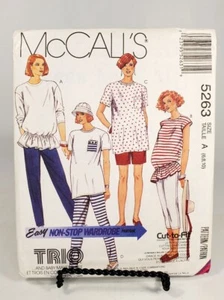 Pattern Misses Maternity Tops and Pants or Shorts Size 6-10 McCalls 5263 - Picture 1 of 2