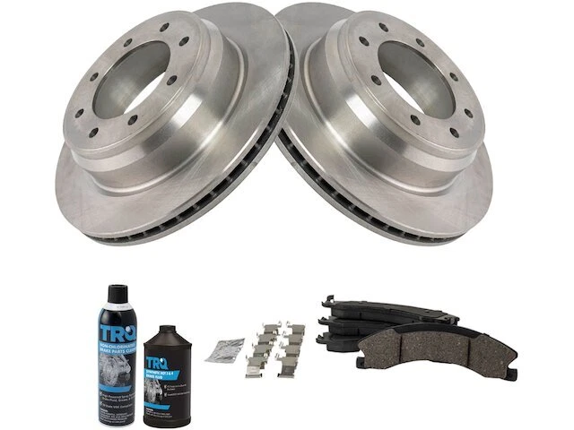 Kit de pastillas de freno y rotor trasero TRQ para Nissan NV2500 2012-2019 61DTCG Foto 1 de 1