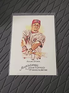 Adam Dunn 2008 TOPPS ALLEN & GINTER Baseball Card - Picture 1 of 2