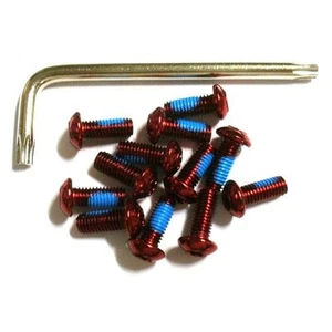 gobike88 GD Racing Disc Rotor Screws / Bolts, M5x12mm, Red, U34 - Picture 1 of 1