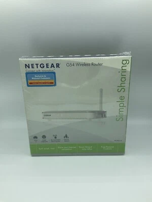 (W) Netgear G54/WGR614 Wireless N Router WNR1000 4-Port 10/100 150 Mbps [NEW] - Image 1 of 4
