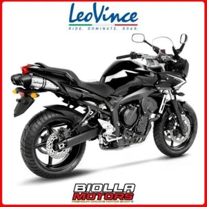8283EN KIT SLIP-ON LEOVINCE YAMAHA FZ6 FAZER S2/ABS 600 2007 - 2011 LV ONE EVO S - Imagen 1 de 5