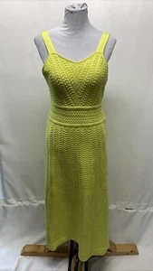 Haute Hippie Women’s Medium Green Knit VNeck Tank Maxi Dress - Picture 1 of 14