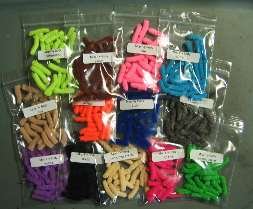 25 MOP FLY Bodies..The MOP FLY..many colors to choose from..COMBINE SHIPPING - Image 1 of 1