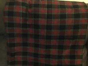 Fabric.  ———  Wool plaid fabric. 1-5/8ths yards.60  inches wide - Picture 1 of 3