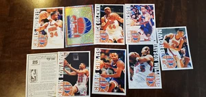 1995-96 PANINI EDICIÓN INTERNACIONAL NETS EQUIPO JUEGO DE 9 PEGATINAS COLEMAN MORRIS - Imagen 1 de 1
