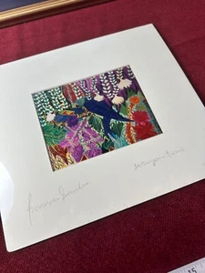 Vintage Francisco Sanabria Signed Artwork "Desguno Time" Matted & Sealed - Picture 1 of 6