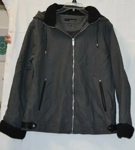 Chaqueta forrada de lana para mujer HARVE BENARD negra/gris oscuro L cremallera completa con capucha - Imagen 1 de 9