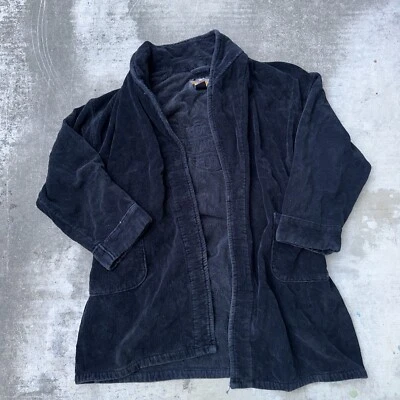 Bata de baño Harley Davidson negra con logotipo 100 % algodón - talla única Foto 1 de 4