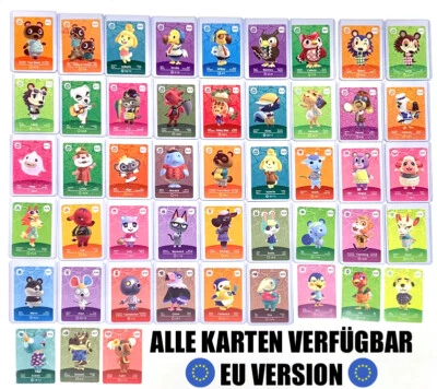 Animal Crossing Karten Series 5 Amiibo Nintendo 401-448 ORIGINAL NINTENDO WÄHLE!