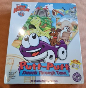 Putt-Putt Travels Through Time Big Box PC Mac Game Humongous Entertainment Kids - Picture 1 of 24