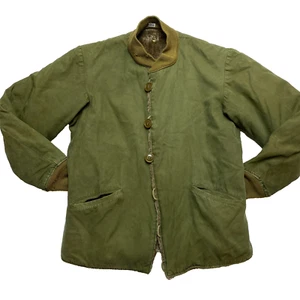 WWII WW2 Korean War Mens 38-40 US ARMY M43 M-1943 Field Jacket Pile Liner OD - Picture 1 of 21