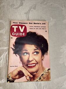 Jan 29 1955 TV Guide MARTHA RAYE Gleason BETTY WHITE Sherlock Holmes