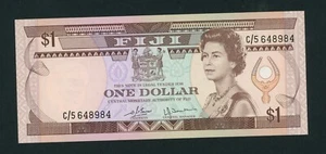 FIJI 1 DOLLAR ( 1980 ) PICK # 76a UNC LESS - Picture 1 of 2