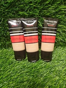 Covergirl Outlast Active 24 Hour Foundation + SPF 20 810 Classic Ivory Lot Of 3 - Picture 1 of 1