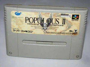 Populous II Trials of the Olympian Gods Super Famicom SFC Japan import US Seller - Picture 1 of 2