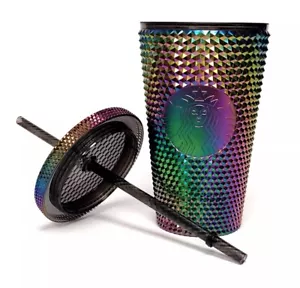 NUEVO vaso Starbucks otoño 2023 Rainbow aceite pulido tachonado 16 oz - Imagen 1 de 10