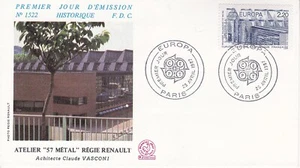 Enveloppe 1er jour 1522 1987 Europa Architecte Claude Vasconi - Picture 1 of 2
