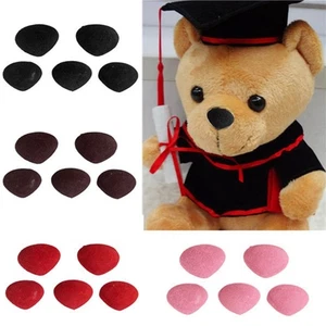 Hot DIY Tool Craft Dolls Accessories Velvet Plastic Triangle Nose Bear Buttons - Picture 1 of 25