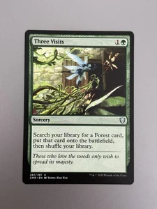 Three Visits [Commander Legends] Near Mint MTG Magic The Gathering NM - Picture 1 of 1